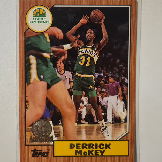 Derrick McKey 1993 Topps Rookie Archives Gold variant RC #95 NBA Basketball Seattle Super Sonics Excellent Sleeved