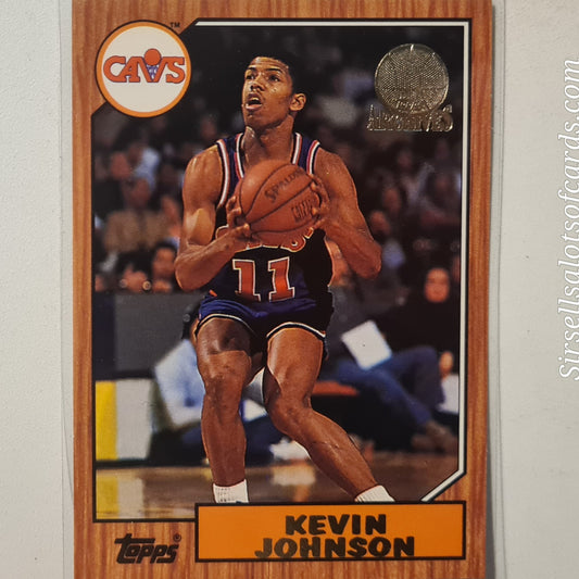 Kevin Johnson 1993 Topps Rookie Archives Gold variant RC #93 NBA Basketball Cleveland Cavaliers Excellent Sleeved