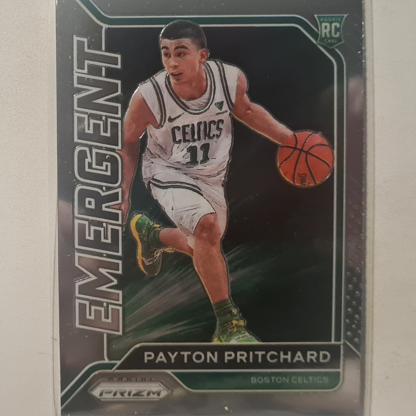 Payton Pritchard 2020-21 Panini Prizm emergent Rookie RC #18 NBA Basketball Boston Celtics Excellent