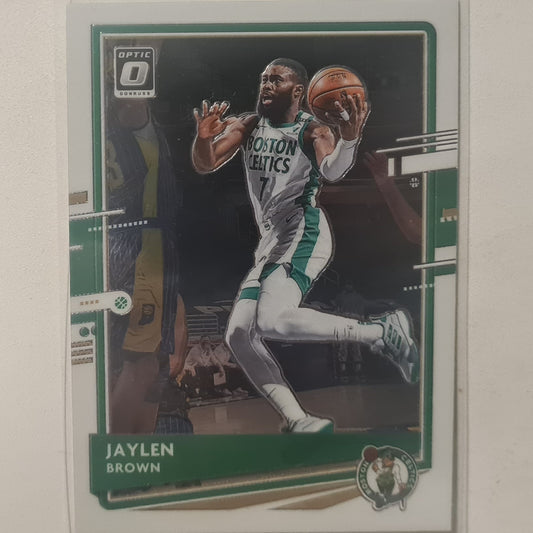Jaylen Brown 2020-21 Panini Donruss Optic #127 NBA Basketball Boston Celtics Excellent