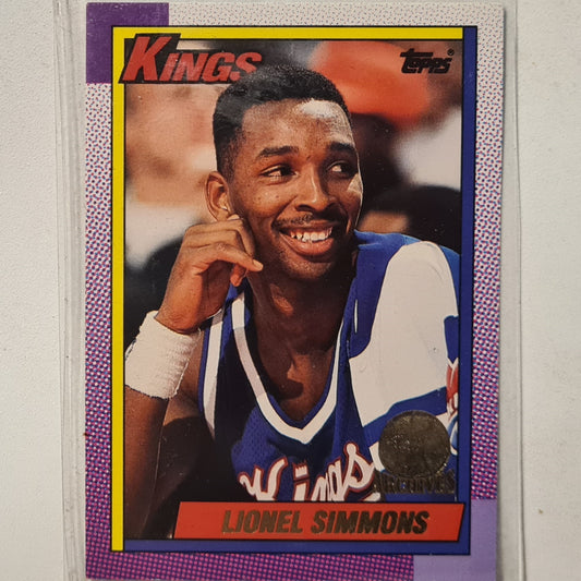 Lionel Simmons 1993 Topps Rookie Archives Gold variant #139 Sacramento Kings Excellent Sleeved