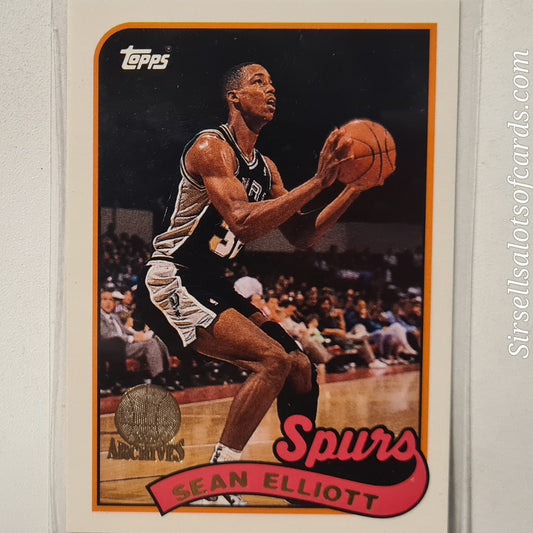Sean Elliott 1993 Topps Rookie Archives Gold variant #121 San Antonio Spurs Excellent Sleeved