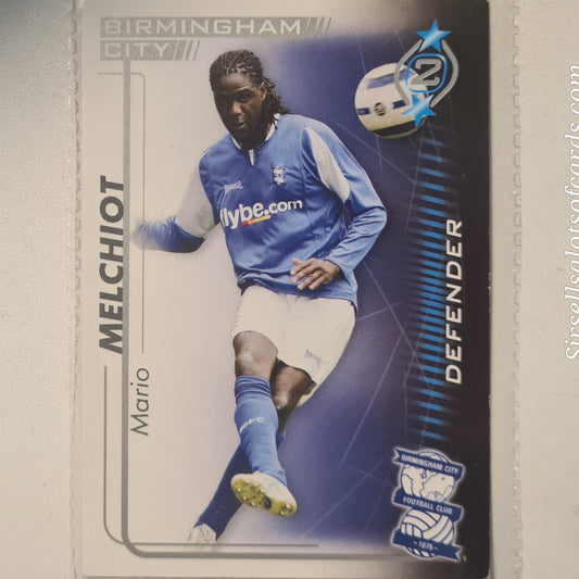 Mario Melchiot 2005-06 Shoot-Out premiership soccer Birmingham City good Sleeved