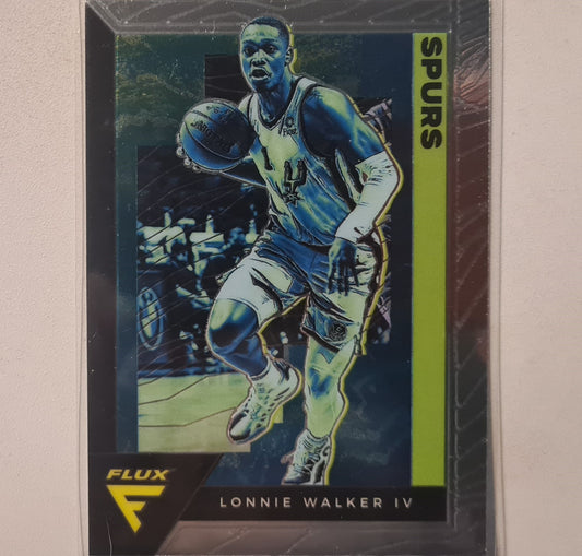 Lonnie Walker 2020-21 Panini Flux #162 NBA Basketball San Antonio Spurs excellent sleeved