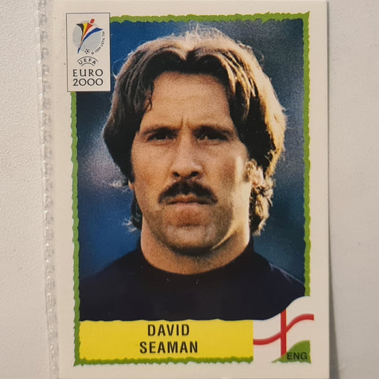 David Seaman 2000 Panini Euro 2000 sticker #75  Soccer Football England Excellent sleeved