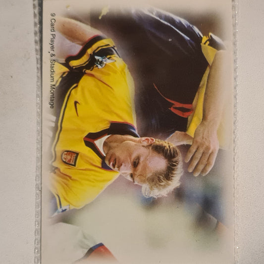 Dennis Bergkamp 1999 Arsenal trading cards 9 card montage Soccer Football Arsenal Excellent sleeved