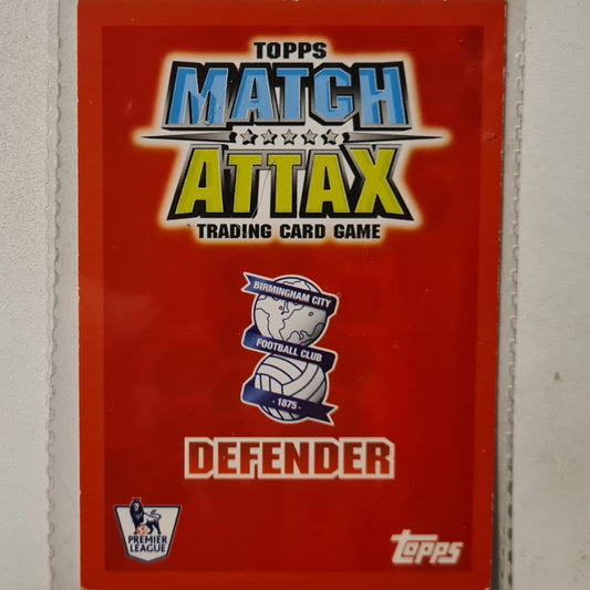 Stephen Kelly 2007-08 Topps Match Attax Soccer Football Birmingham very good sleeved