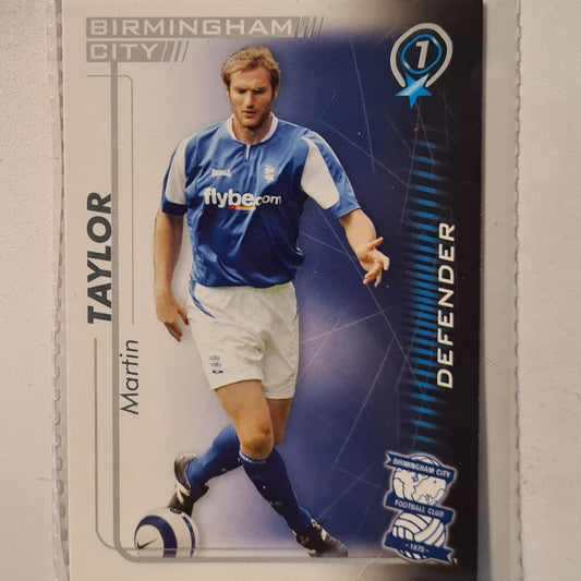 Martin Taylor 2005-06 Shoot-Out Premier League Soccer Football Birmingham very good sleeved