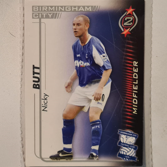 Nicky Butt 2005-06 Shoot-Out Premier League Soccer Football Birmingham very good sleeved