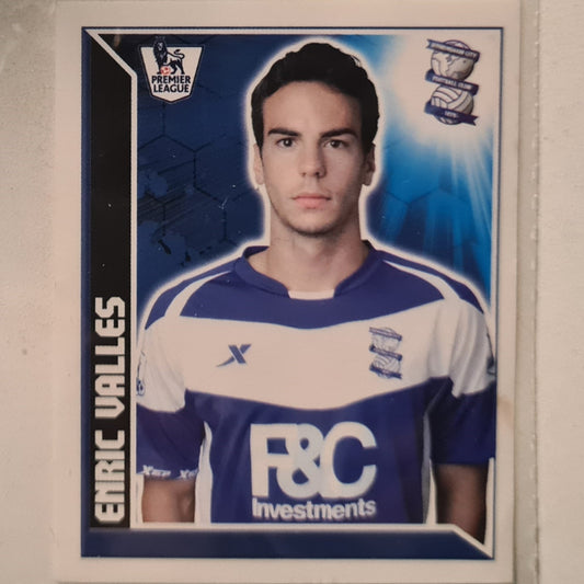 Enric Valles 2011 Topps Premier League  Sticker #432 Soccer Football Birmingham very good sleeved