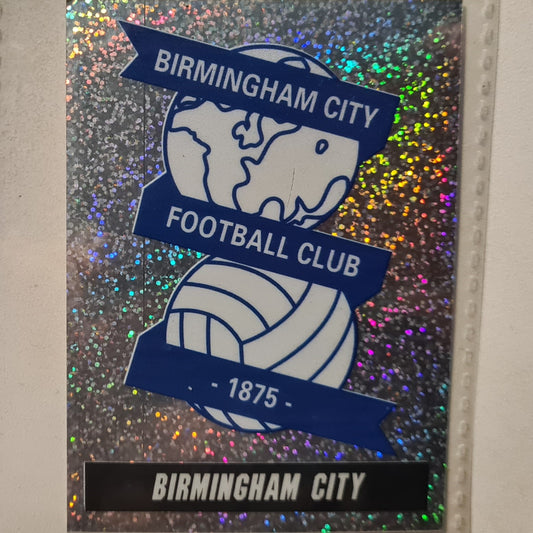 Birmingham City club patch 1997 Panini Nationwide football league sticker #15 Soccer Football Birmingham Excellent sleeved