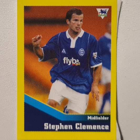 Stephen Clemence Panini FA Premiership mini sticker  #22 Soccer Football Birmingham Excellent sleeved