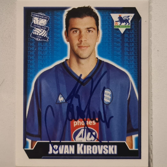 Jovan Kirovski 2003 Merlin FA Premiership sticker #84 Soccer Football Birmingham Excellent sleeved