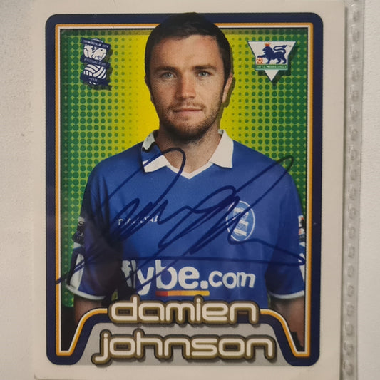 Damien Johnson 2005 Merlin FA Premiership 05 sticker #76 Soccer Football Birmingham Excellent sleeved