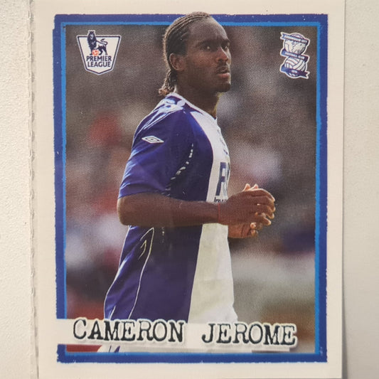 Cameron Jerome 2007-08 Merlin Kick-Off FA Premiership sticker #33 Soccer Football Birmingham Excellent sleeved