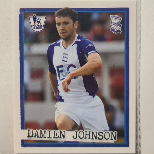 Damien Johnson 2007-08 Merlin Kick-Off FA Premiership sticker #31 Soccer Football Birmingham Excellent sleeved