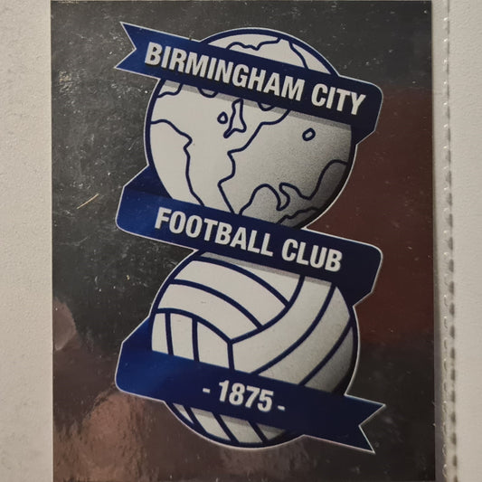 Birmingham City Club Badge 2007-08 Merlin FA Premier League sticker #78 Soccer Football Birmingham Excellent sleeved