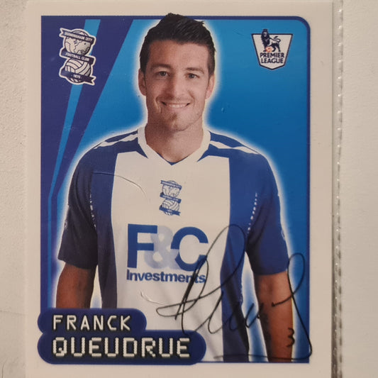 Frank Queudrue 2007-08 Merlin FA Premier League sticker #82 Soccer Football Birmingham Excellent sleeved