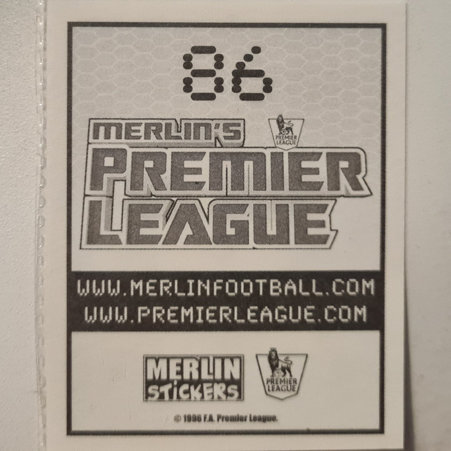 Frank Queudrue 2007-08 Merlin FA Premier League sticker #82 Soccer Football Birmingham Excellent sleeved