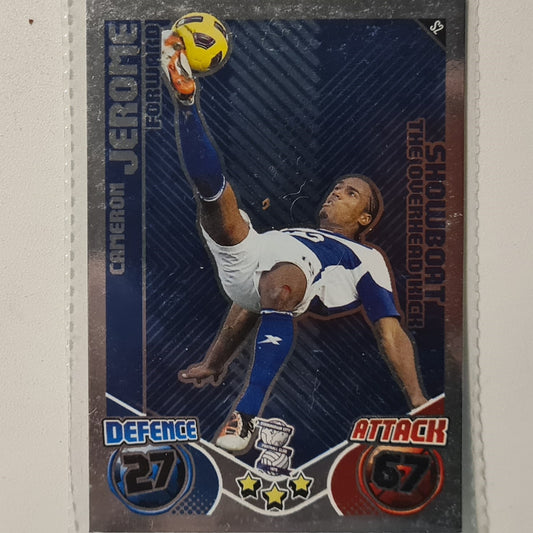 Cameron Jerome 2010-11 Topps Match Attax Showboat FOIL S2 Soccer Football Birmingham Excellent