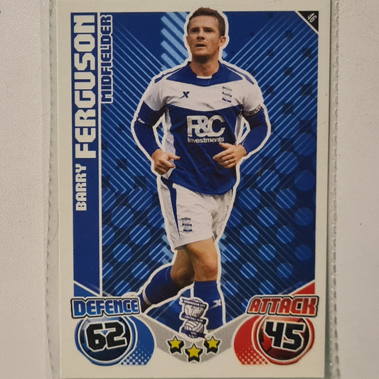 Barry Ferguson 2010-11 Topps Match Attax #46 Soccer Football Birmingham Excellent