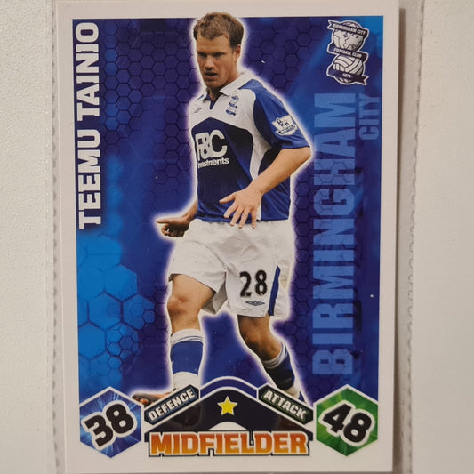 Teemu Tainio 2009-10 Topps Match Attax  Soccer Football Birmingham Excellent