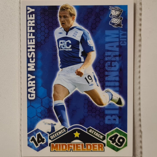 Gary McSheffrey 2009-10 Topps Match Attax  Soccer Football Birmingham Excellent