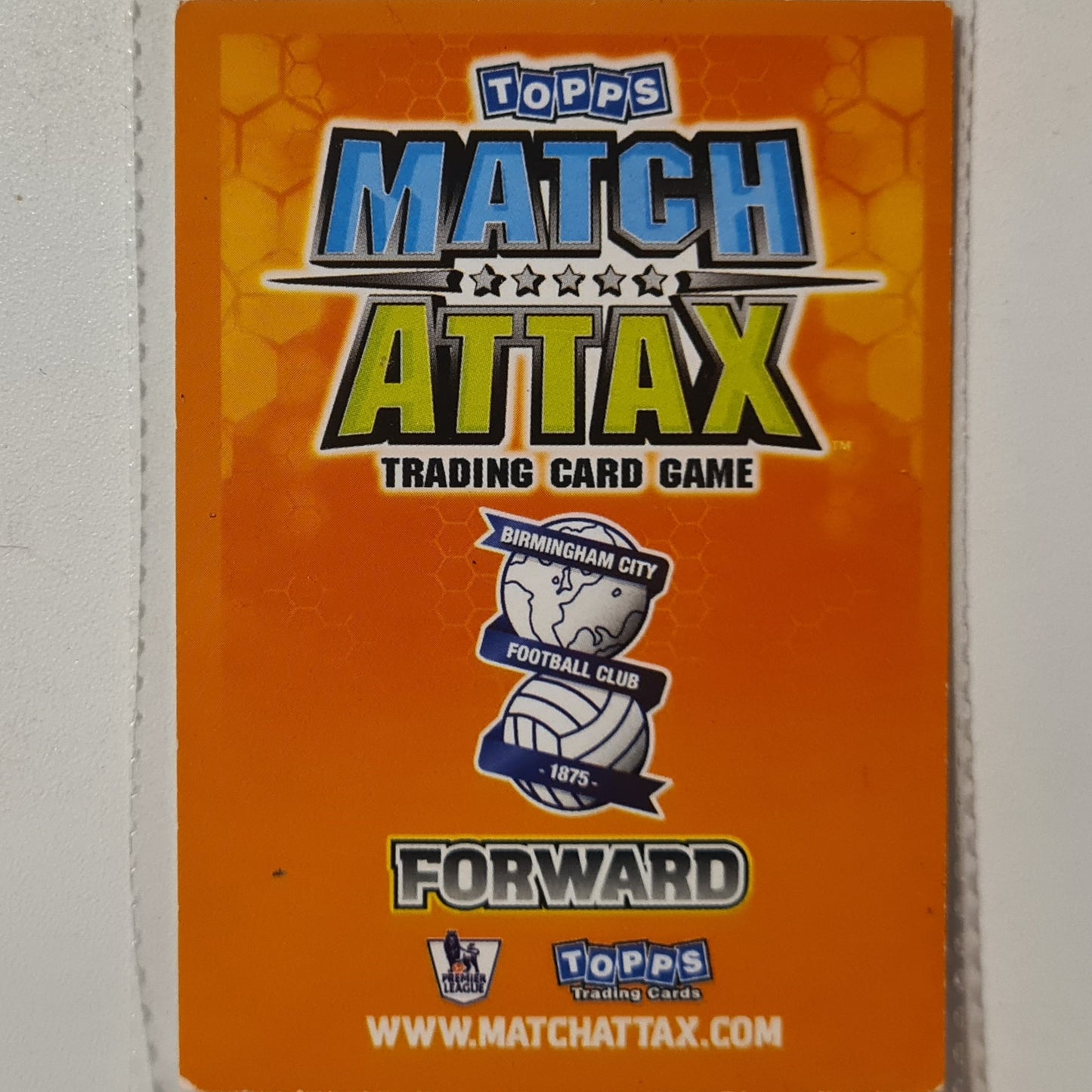 James McFadden 2009-10 Topps Match Attax  Soccer Football Birmingham very good