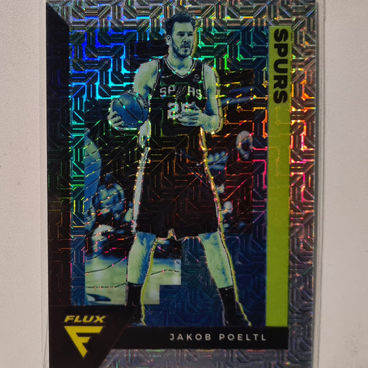 Jakob Poeltl 2020-21 Panini Flux Prizm #161 NBA Basketball San Antonio Spurs excellent/mint Sleeved