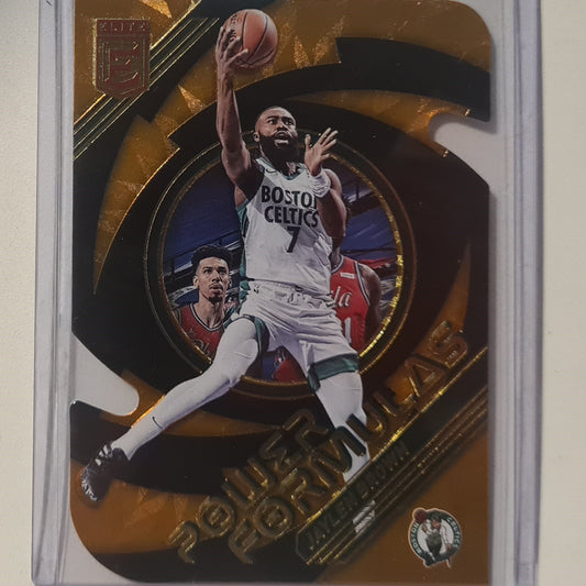 Jaylen Brown 2021-22 Panini Donruss Elite orange die-cut #18 Boston Celtics Excellent Sleeved