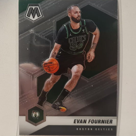 Evan Fournier 2020-21 Panini mosaic #132 NBA Basketball Boston Celtics Excellent Sleeved