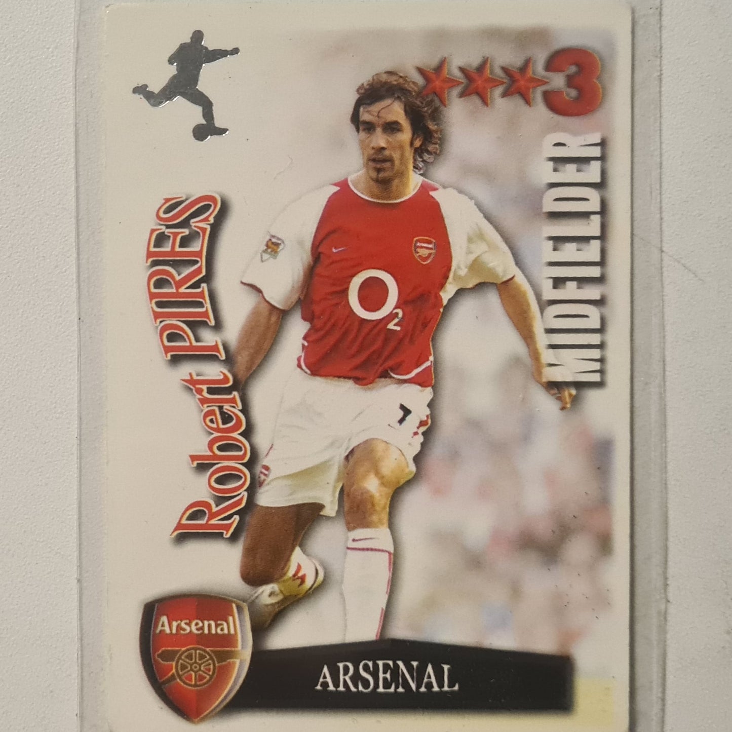 Robert Pires 2003-04 Shoot-Out FA Premier League Soccer Football Arsenal good sleeved