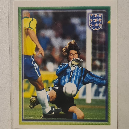 David Seaman 1998 Merlin Official England sticker #16 Soccer Football Arsenal very good sleeved