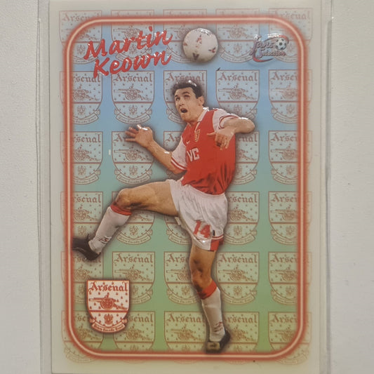 Martin Keown 1997 Futera Fans Selection embossed insert SE11  Soccer Football Arsenal Excellent sleeved