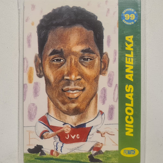 Nicolas Anelka 1999 Promatch series 4 99 #S4/009  Soccer Football Arsenal Very good sleeved