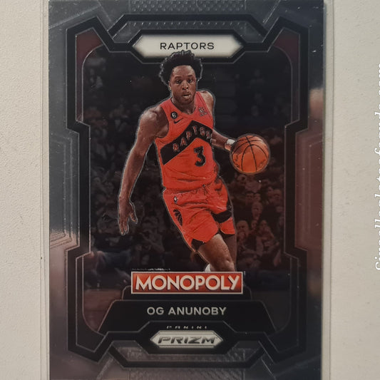 OG Annunoby 2023-24 Panini Prizm Monopoly  #83 NBA Basketball Toronto Raptors Excellent/mint sleeved