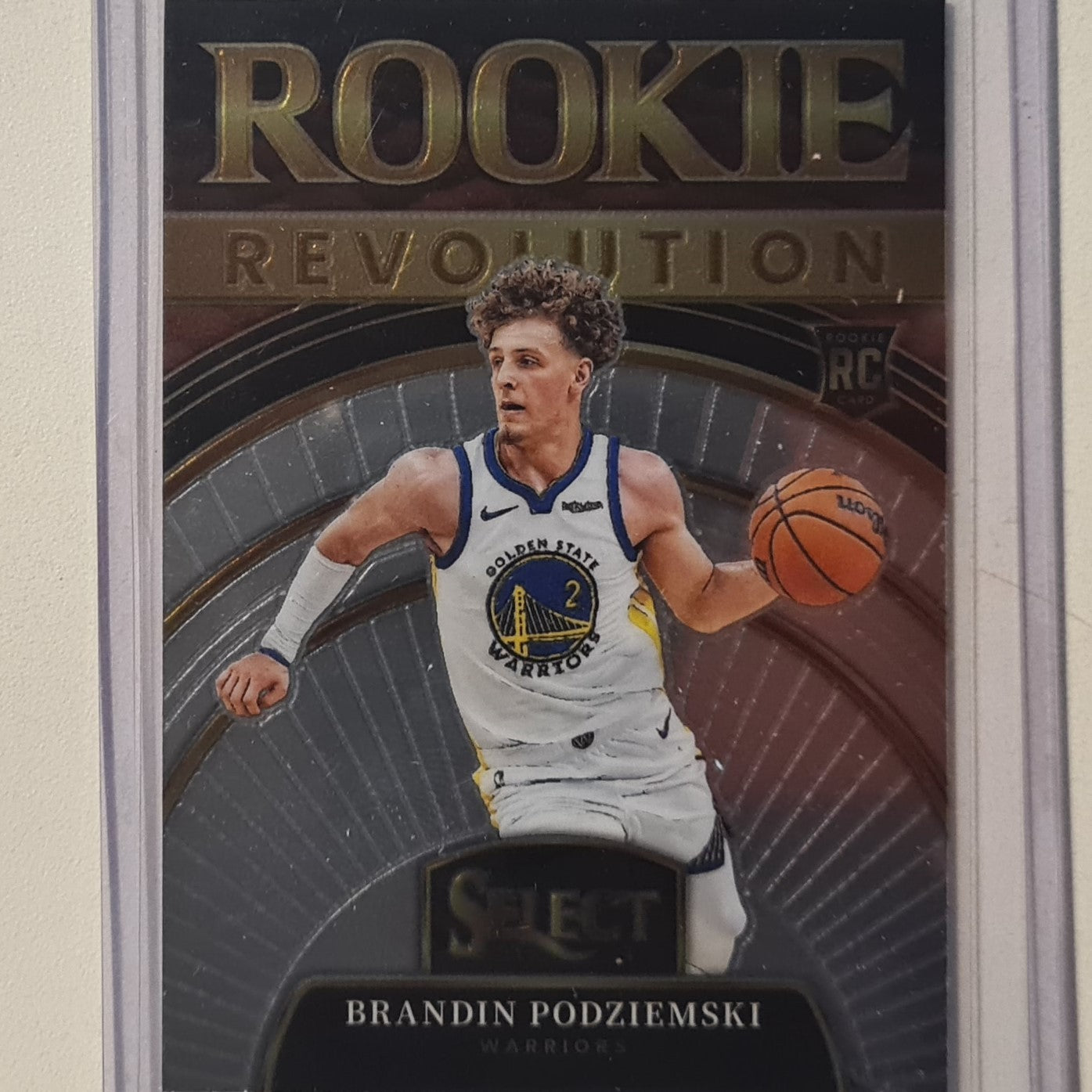 Brandin Podziemski 2023-24 Panini Select Rookie Revolution #19 NBA Basketball Golden State Warriors Excellent/mint sleeved