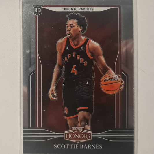 Scottie Barnes 2021-22 Panini Chronicles Honors Rookie RC #698 NBA Basketball Toronto Raptors Excellent Sleeved