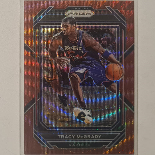 Tracey McGrady 2022-23 Panini Prizm orange wave #280 NBA Basketball Toronto Raptors Mint Sleeved