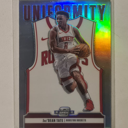 Jae'Sean Tate 2020-21 Panini Contenders Optic Unformity #29 NBA Basketball Houston Rockets Excellent Sleeved