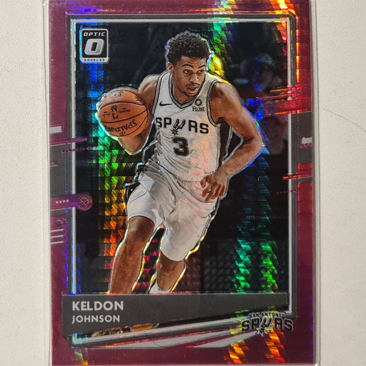 Keldon Johnson 2020-21 Panini Donruss Optic Prizm #10 NBA Basketball San Antonio Spurs excellent Sleeved