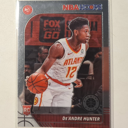 De'Andre Hunter 2019-20 Panini Hoops Premium Stock Rookie RC #202 NBA Basketball Atlanta Hawks excellent sleeved