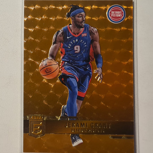 Jerami Grant 2021-22 Panini Donruss Elite orange Foil  #99 NBA Basketball Detroit Pistons excellent sleeved