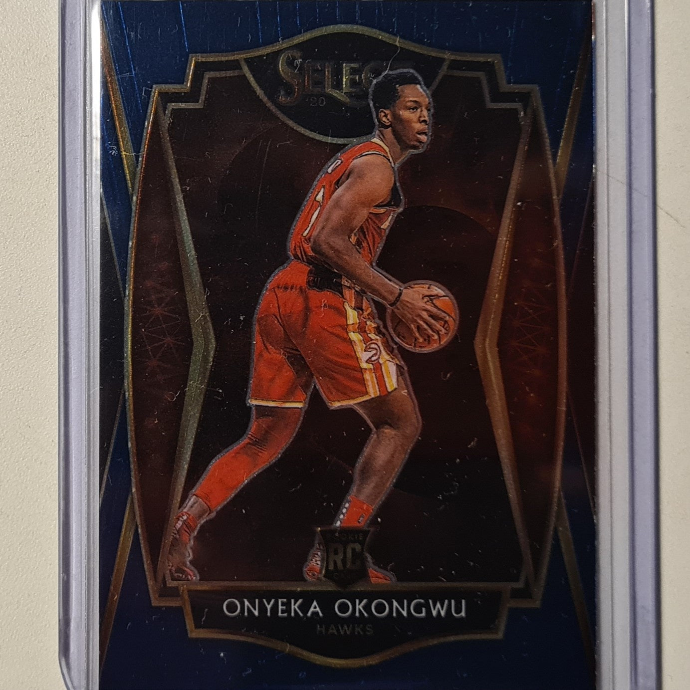 Onyeka Okongwu 2021 Panini Select premier level Rookie RC #186 NBA Basketball Atlanta Hawks Excellent sleeved