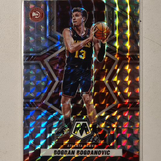 Bogdan Bogdanovic  2021-22 Panini Mosaic Prizm #88 NBA Basketball Atlanta Hawks Excellent sleeved