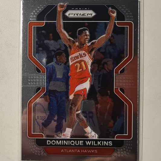 Dominique Wilkins 2021-22 Panini Prizm #252 NBA Basketball Atlanta Hawks Excellent sleeved