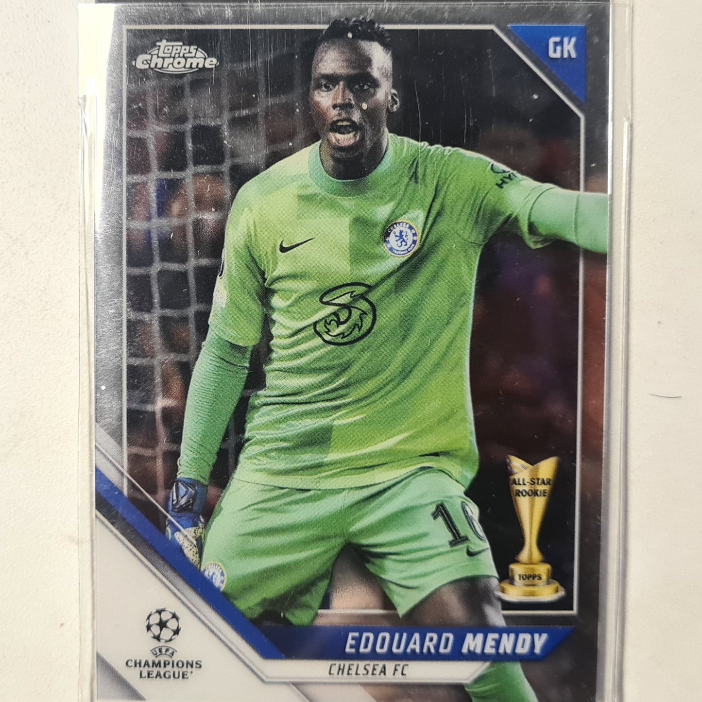 Edouard Mendy 2022 Topps Chrome Champions league All Star Rookie RC #164 Soccer Football Chelsea Excellent sleeved