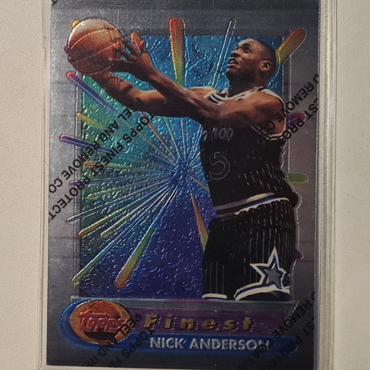 Nick Anderson 1994 Topps Finest 95-96 #111 NBA Basketball Orlando Magic Excellent/mint Sleeved
