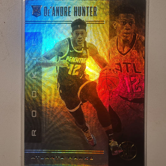 De'Andre Hunter 2019-20 Panini illusions Rookie RC #181 NBA Basketball Excellent sleeved