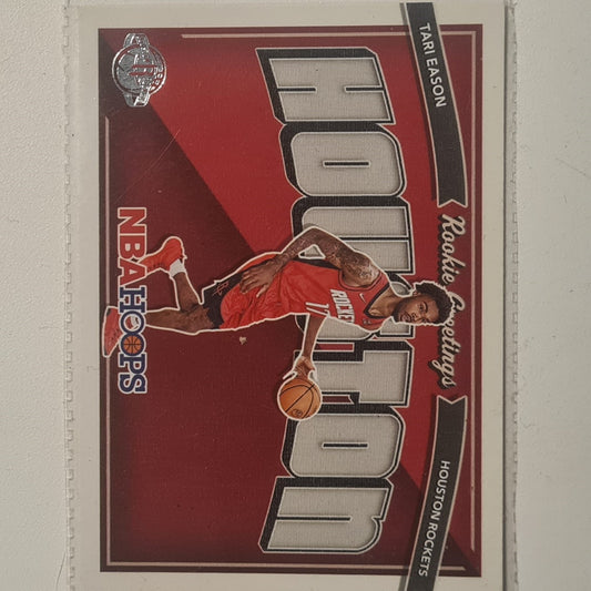 Tari Eason 2022-23 Panini Hoops Rookie Greetings RC #17 NBA Basketball Houston Rockets Excellent sleeved